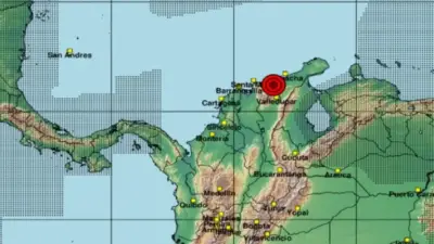 Colombia: seis temblores registrados hoy 27 de abril de 2026