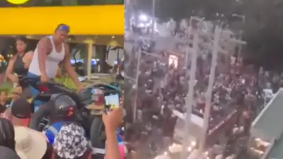 Conflicto en El Rodadero por operativo de tránsito durante Semana Santa en Santa Marta