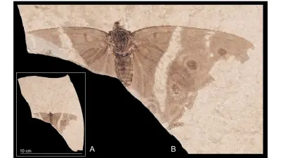 Descubren fósil de mariposa de 34 millones de años clave para la evolución