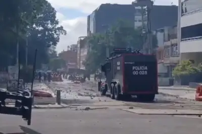 Disturbios en la Universidad Pedagógica de Bogotá dejan calles afectadas