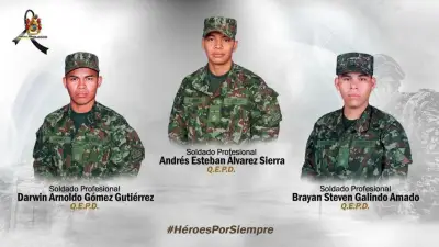 Ejército confirma identidad de tres soldados asesinados en ataque con drones en Ipiales, Nariño