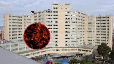 Emergencia en Bogotá: incendio en el Hospital Militar obliga a evacuación total
