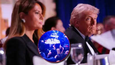 Evacúan a Trump de cena de corresponsales por aparentes disparos