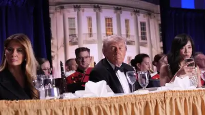 Evacúan a Trump de cena de corresponsales por presuntos disparos