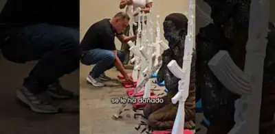 Exhiben en Cali escultura 'Un Eco a la Memoria' por víctimas del conflicto armado colombiano