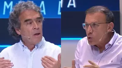 Fajardo y Barreras chocan en debate presidencial de Naturgas sobre gobernabilidad