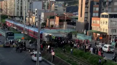 Fuerte accidente entre tren y peatón en el norte de Bogotá: esto se sabe
