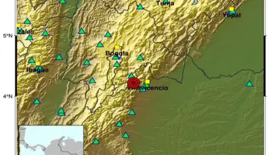 Fuerte temblor de magnitud 4.0 sacude Bogotá y Villavicencio
