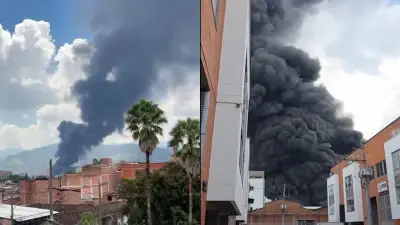 Grave incendio en Itagüí, Antioquia, este 27 de abril