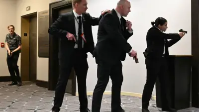 Hipótesis del tiroteo en gala con Trump: el tercer intento contra el presidente