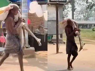 Hombre exhumó a su hermana y llevó sus restos a un banco en India