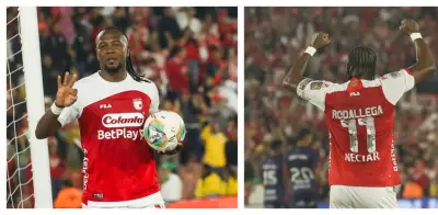 Hugo Rodallega rompe el silencio sobre su supuesto enojo con el cuerpo técnico de Santa Fe