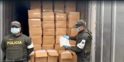 Incautan 33 toneladas de camarón de contrabando en Ipiales durante operativos de Semana Santa