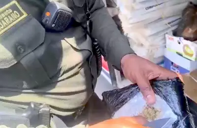 Incautan 6.000 dosis de marihuana ocultas en un parlante en bus intermunicipal