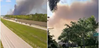 Incendio forestal en Florida obliga a miles a evacuar: vientos complican extinción