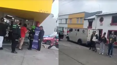 Intento de robo a camión de valores en Bogotá deja un escolta herido en el barrio Palermo