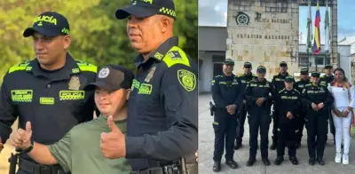 Joven con síndrome de Down cumplió su sueño de ser policía por un día