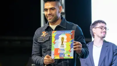 Lanzamiento del álbum Panini del Mundial 2026: Falcao brilló en El Campín