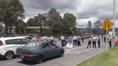 Manifestaciones afectan movilidad cerca del Aeropuerto El Dorado y Universidad Distrital