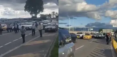 Manifestaciones en Avenida El Dorado afectan acceso al aeropuerto y generan caos vial