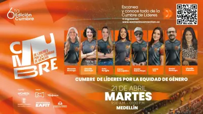 Medellín acoge la Cumbre de Líderes: El Partido por la Equidad 2026 contra estereotipos de género