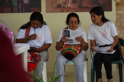 Mujeres indígenas del Cauca reciben formación forense de Guatemala