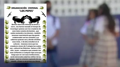 Panfletos amenazantes contra estudiantes obligan a suspensión de clases en Barranquilla