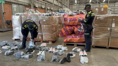 Patrullajes nocturnos en Cali incautan cargamento de calzado de contrabando valorado en 892 millones