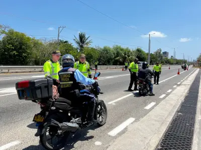 Policía Atlántico despliega operativo especial para garantizar seguridad en Plan Retorno de Semana Santa