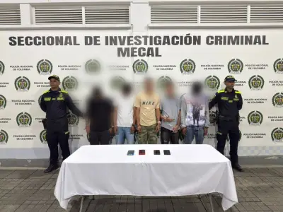 Policía desarticula banda 'La Mina' que traficaba drogas en el Bulevar del Río de Cali