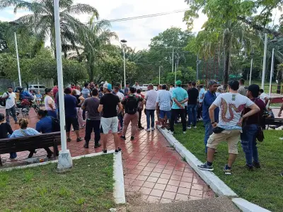 Protestas en Barrancabermeja por reducción de inversión en campo petrolero La Cira-Infantas