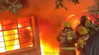 Queman tres vehículos en vía a Buenaventura y alertan por explosivo cerca de cárcel en Cali