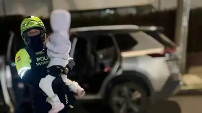 Rescatan a niña de 7 años secuestrada tras robo de camioneta en Bogotá con operativo aéreo