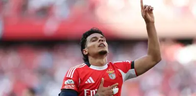 Richard Ríos: gol y asistencia en victoria del Benfica 4-1 sobre Moreirense