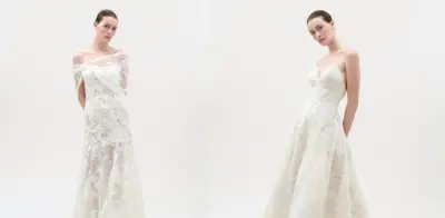 Silvia Tcherassi presenta colección nupcial con transparencias y siluetas envolventes