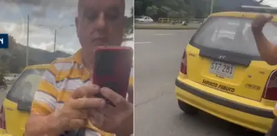 Taxista con historial de infracciones amenaza a conductora en Medellín y vehículo es inmovilizado