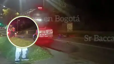 Uniformado de la Policía fallece tras caer de moto y ser arrollado por camión en Kennedy