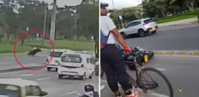 Video capta el instante del fatal accidente cerca de la Embajada de EE.UU. en Bogotá: dos muertos