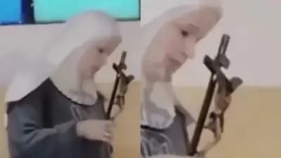 Video de la Virgen parpadeando en misa genera debate entre milagro y manipulación digital