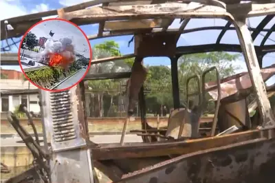 Video revela el momento exacto del atentado con bus bomba en Cali