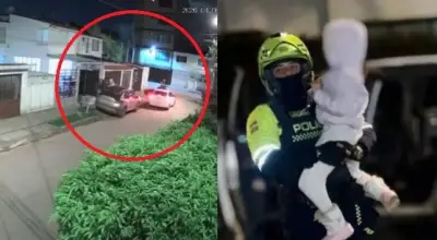 Video revela robo de camioneta con niña en Bogotá: así fue el angustiante caso en Suba
