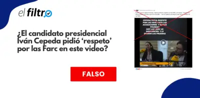 Video viral descontextualiza declaraciones de Iván Cepeda sobre organizaciones campesinas