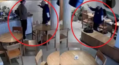 Violento robo a mano armada en café de Chapinero Alto: video muestra ataque coordinado