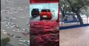 Alerta roja en Guangxi: lluvias récord de 362 mm inundan Qinzhou