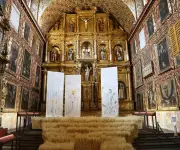 Arte contemporáneo dialoga con historia colonial en Museo Santa Clara