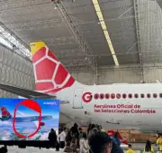 Avianca presenta avión oficial de la Selección Colombia con diseño tricolor