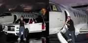 Blessd muestra su lujoso avión privado y lo dedica a su hijo por nacer