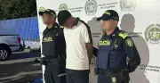 Capturan a 'Jhon Mario' con revólver calibre 38 en operativo policial en Cartagena