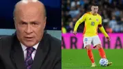 Carlos Antonio Vélez cuestiona la participación de James Rodríguez mientras estaba enfermo