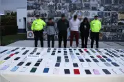 Desarticulan red 'Los Liberadores' en Bogotá: incautan 380 celulares de alta gama